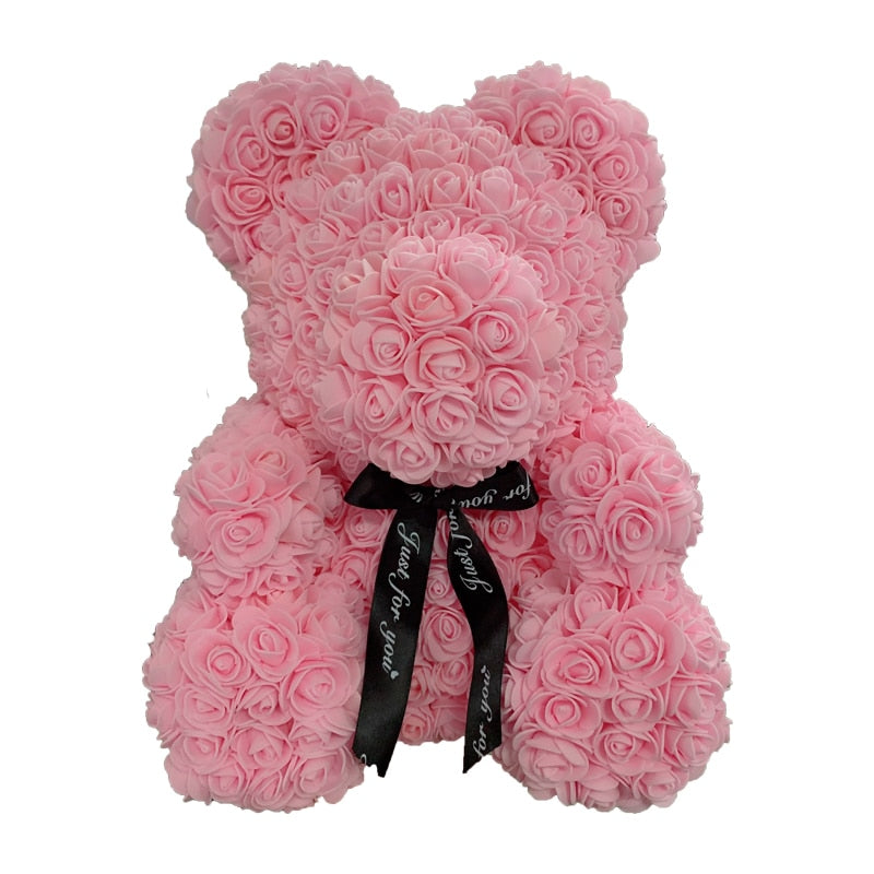 40cm Rose Flower Teddy Bear