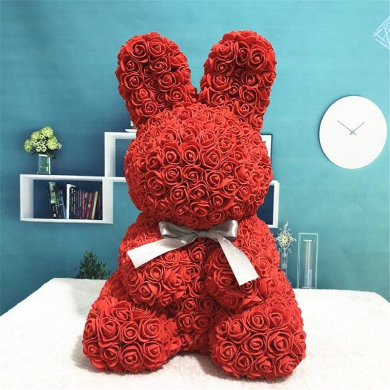 Roses Bunny Eternal Flower Rabbit Gifts