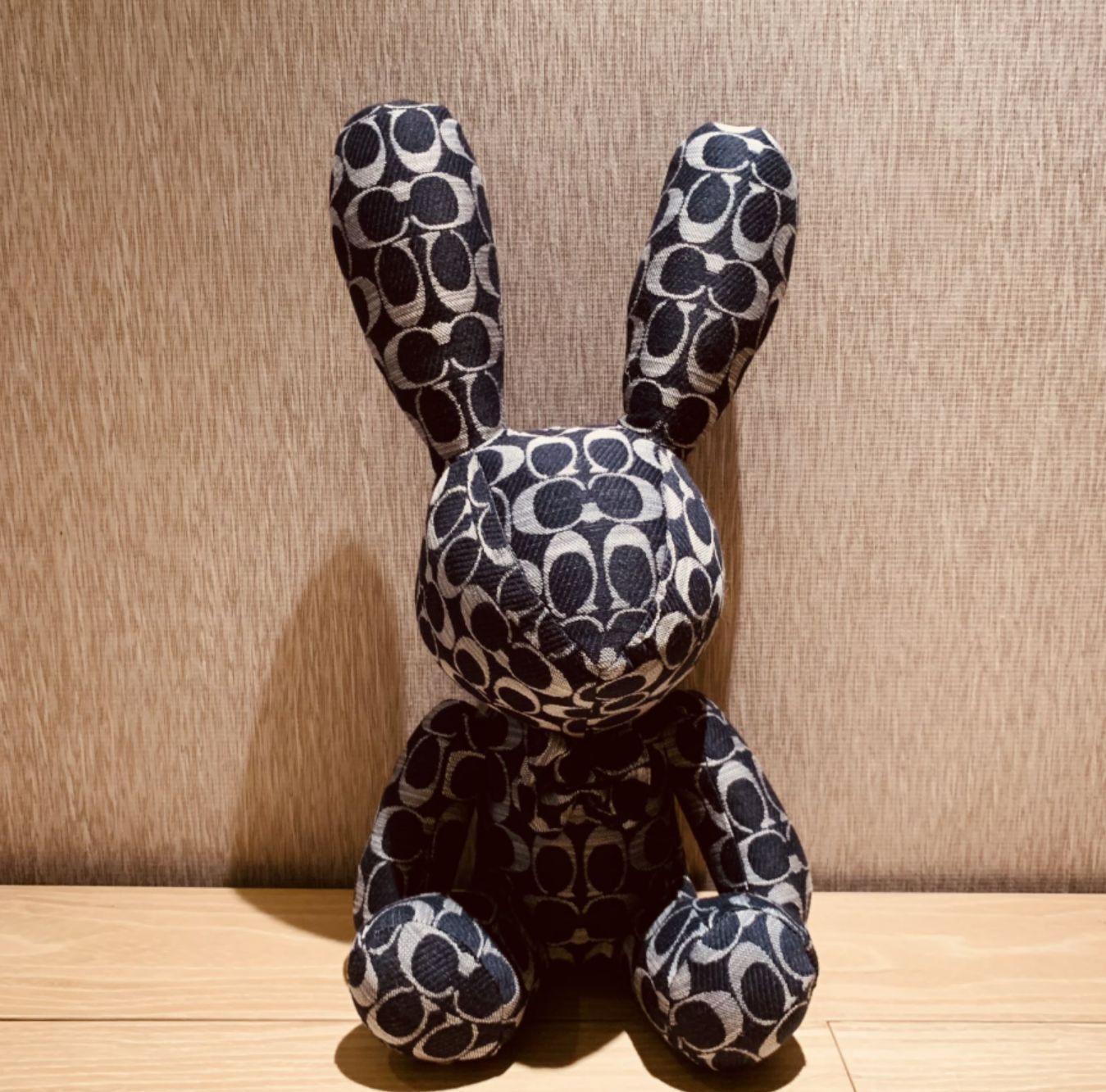 Pattern Stuffed Rabbit Toys Teddy Ornaments