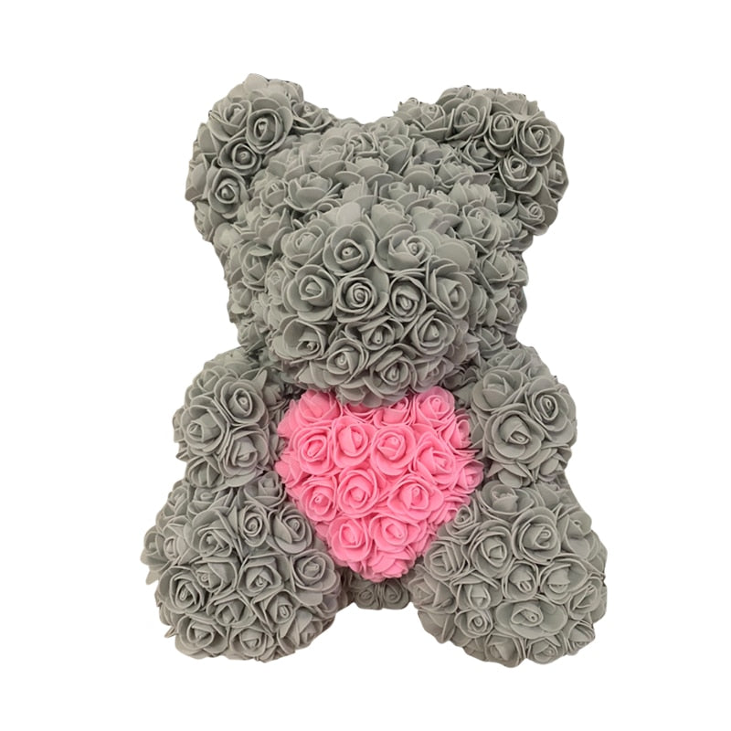 Flower Rose Teddy Bear