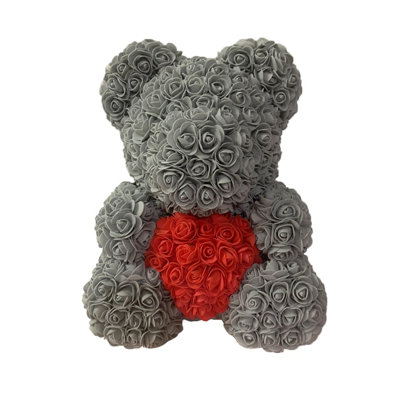 Flower Rose Teddy Bear