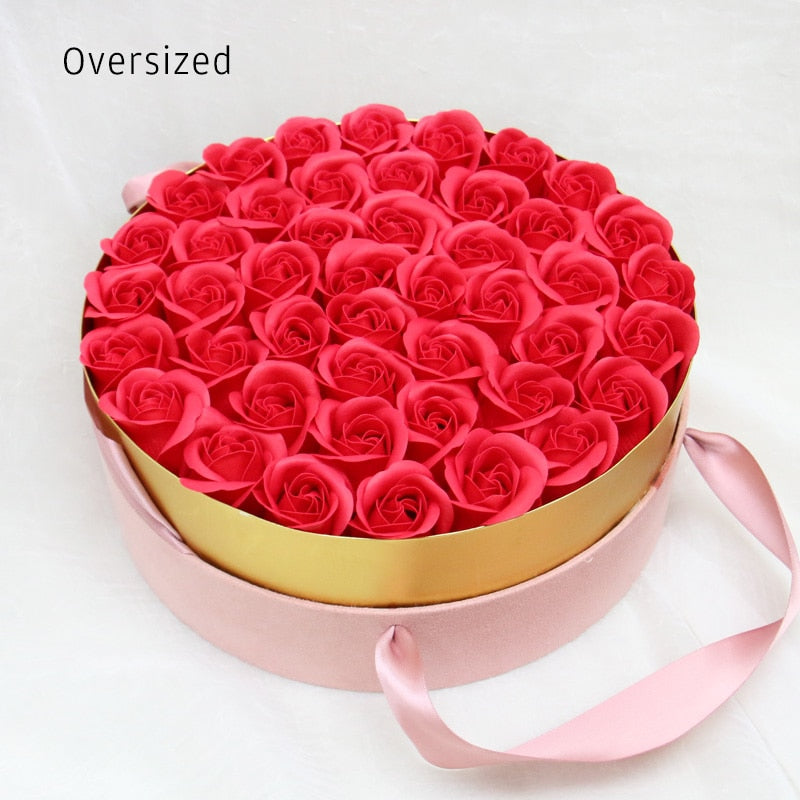 Forever Lasting Soap Flower Rose Gift Box