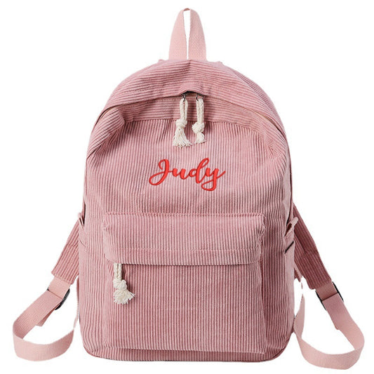 Personalised Embroidered Schoolbag Backpack