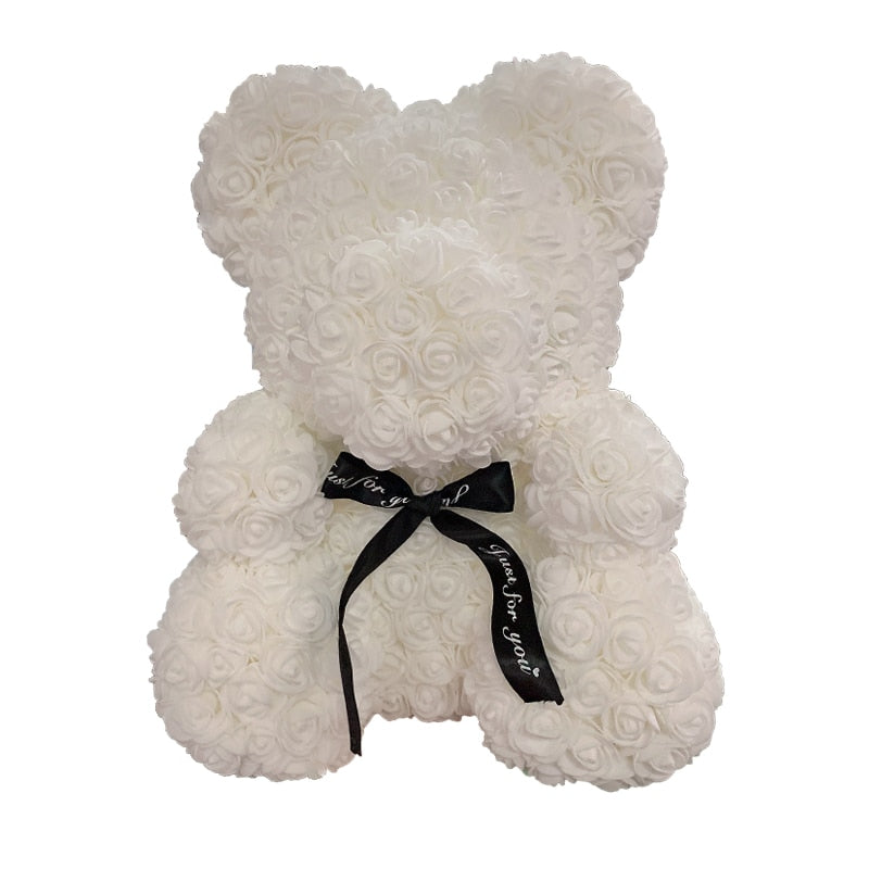 40cm Rose Flower Teddy Bear