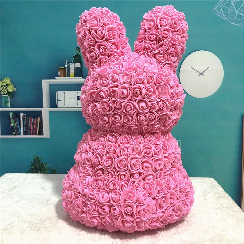 Roses Bunny Eternal Flower Rabbit Gifts