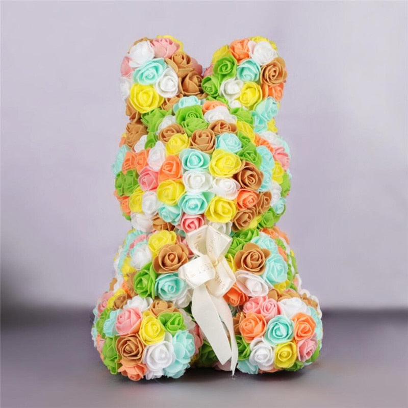 Roses Bunny Eternal Flower Rabbit Gifts