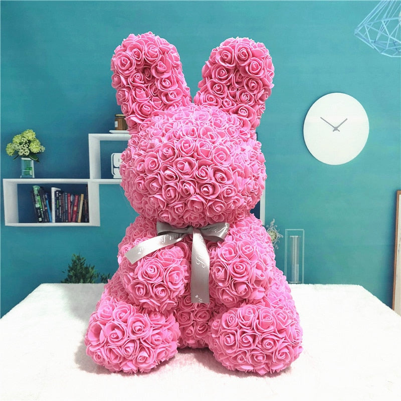 Roses Bunny Eternal Flower Rabbit Gifts