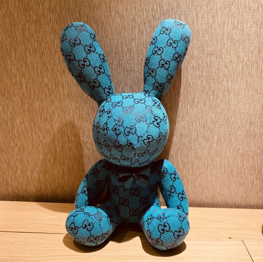 Pattern Stuffed Rabbit Toys Teddy Ornaments