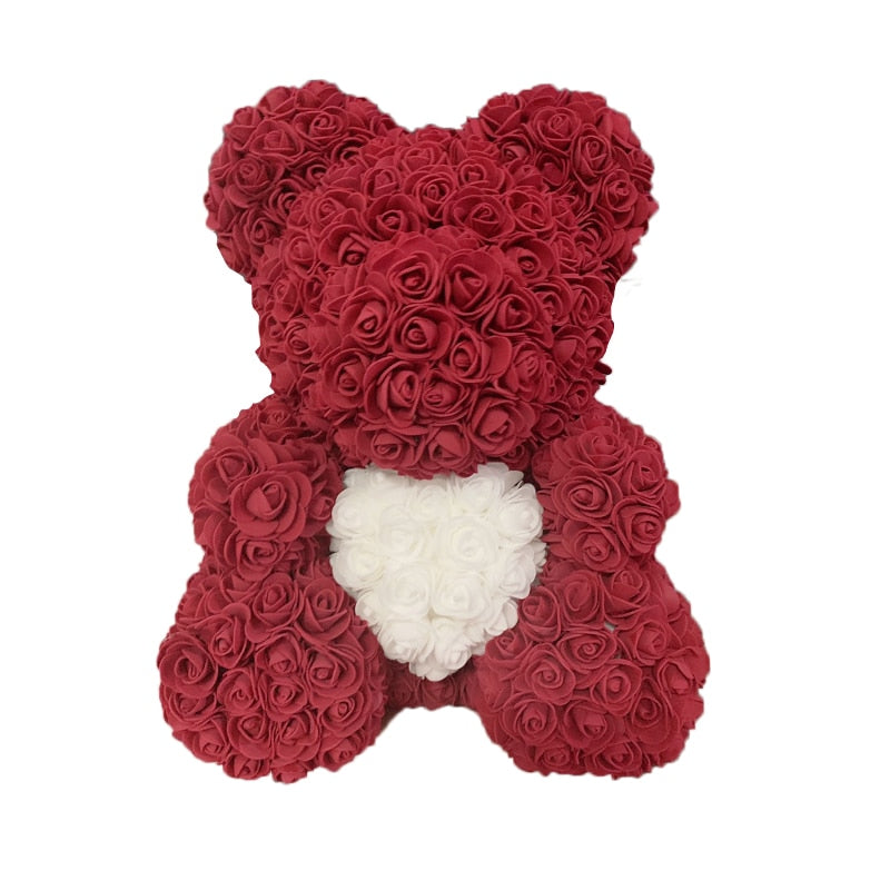 Flower Rose Teddy Bear