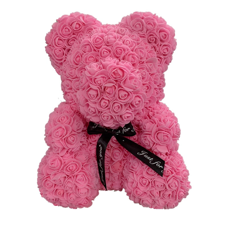 40cm Rose Flower Teddy Bear