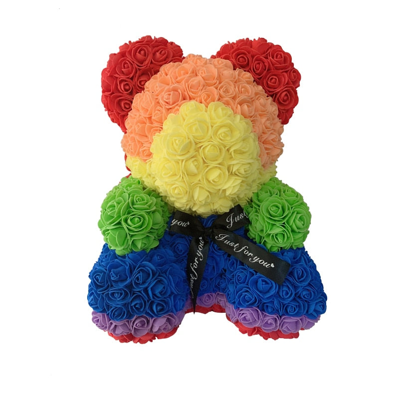 Flower Rose Teddy Bear