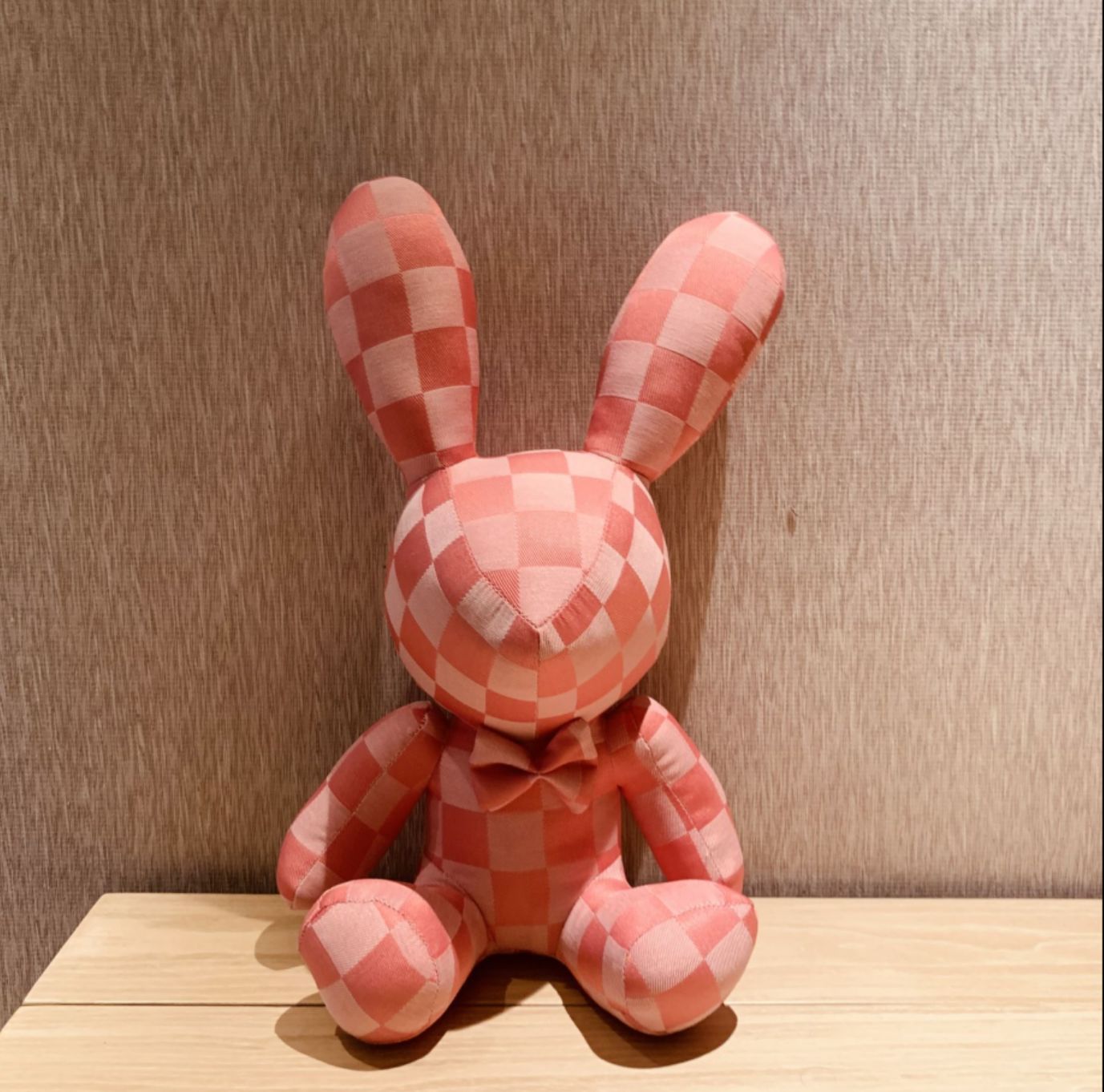 Pattern Stuffed Rabbit Toys Teddy Ornaments