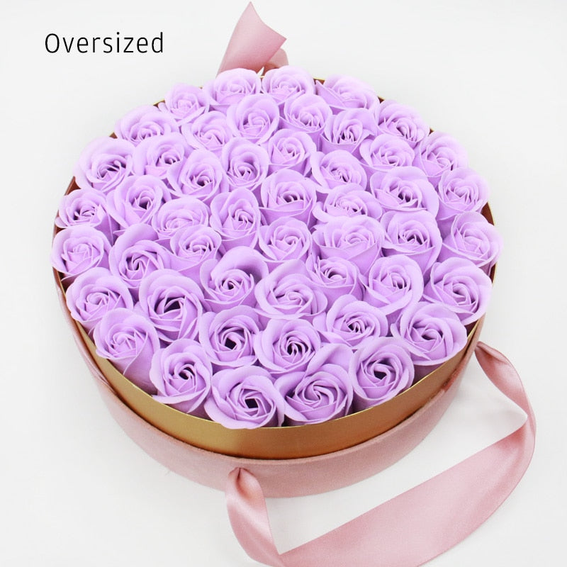 Forever Lasting Soap Flower Rose Box gift