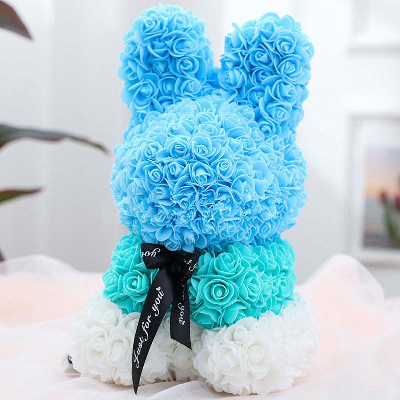 Roses Bunny Eternal Flower Rabbit Gifts