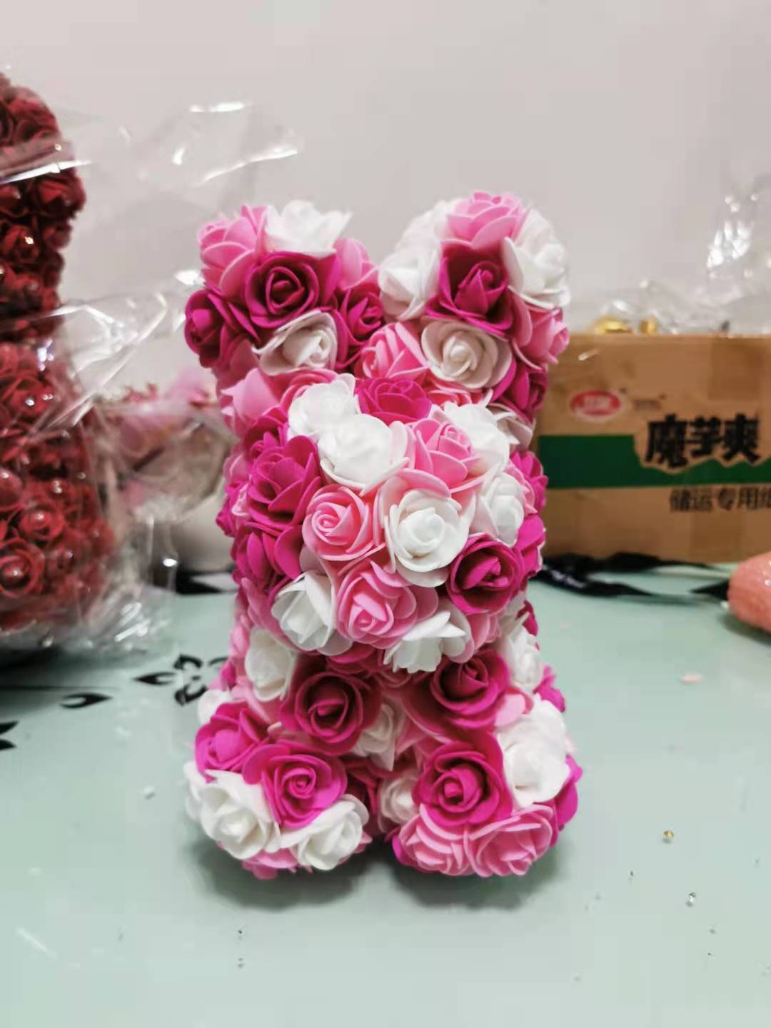 Roses Bunny Eternal Flower Rabbit Gifts