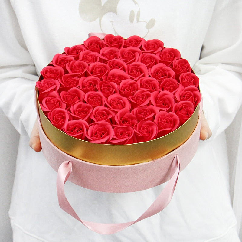 Forever Lasting Soap Flower Rose Box gift