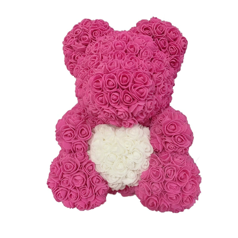 Flower Rose Teddy Bear