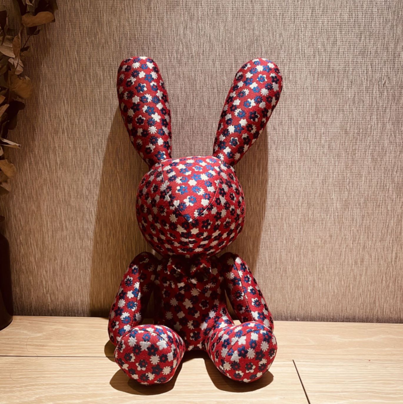 Pattern Stuffed Rabbit Toys Teddy Ornaments