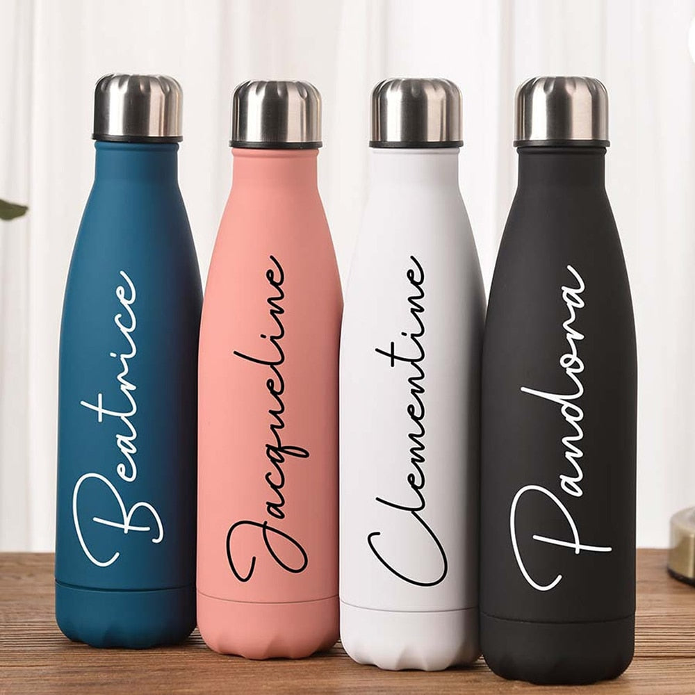 Personalised Water Bottle Custom Insulated Bottle Tumblers