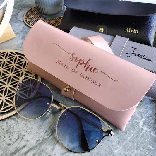 Personalised Bridesmaid Gifts Sunglasses Case