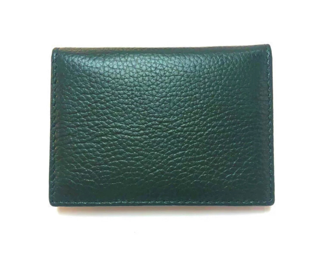 Custom Genuine Cow Leather Card Holder Purse