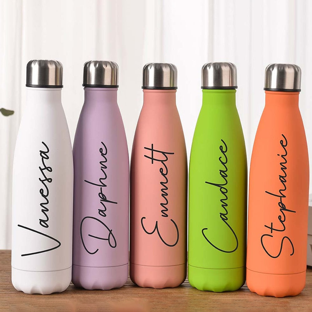 Personalised Water Bottle Custom Insulated Bottle Tumblers