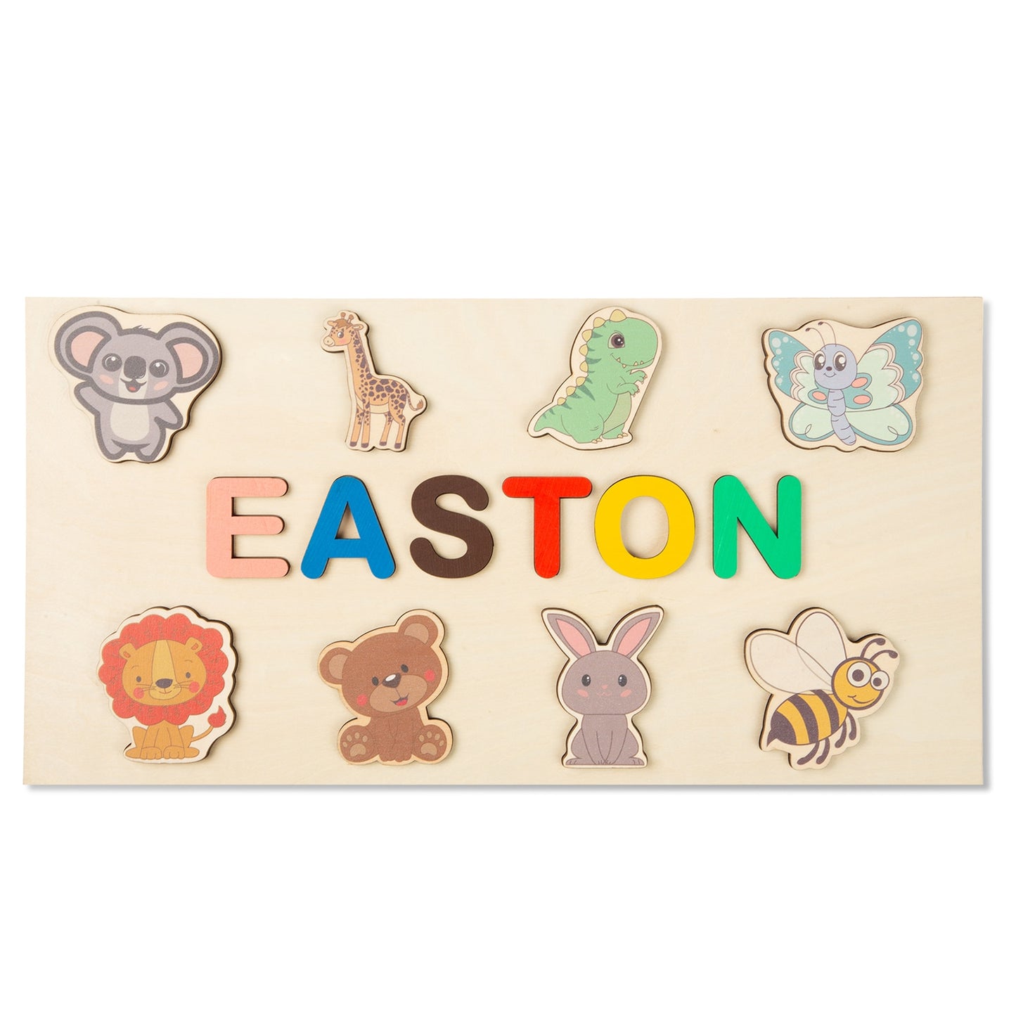 Personalised Wooden Name Puzzle Educational Toy