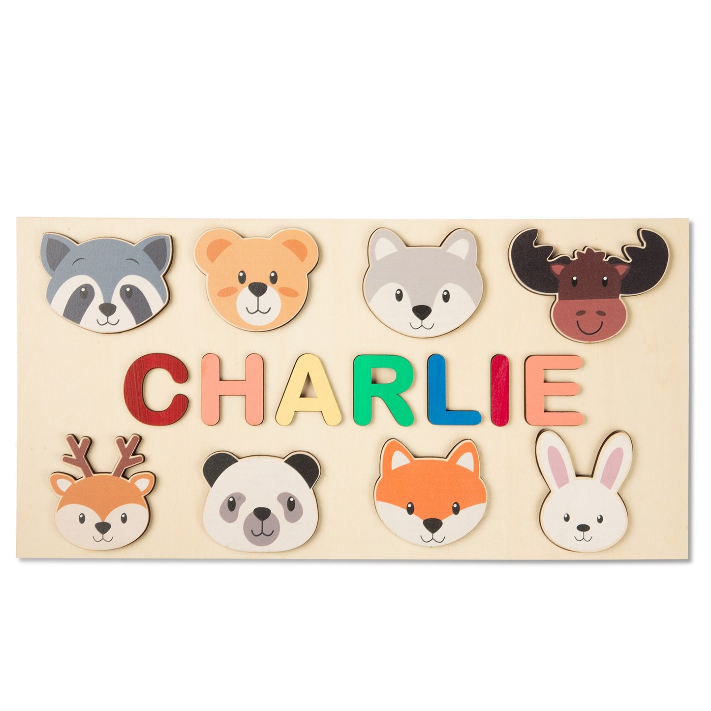 Personalised Wooden Name Puzzle Educational Toy