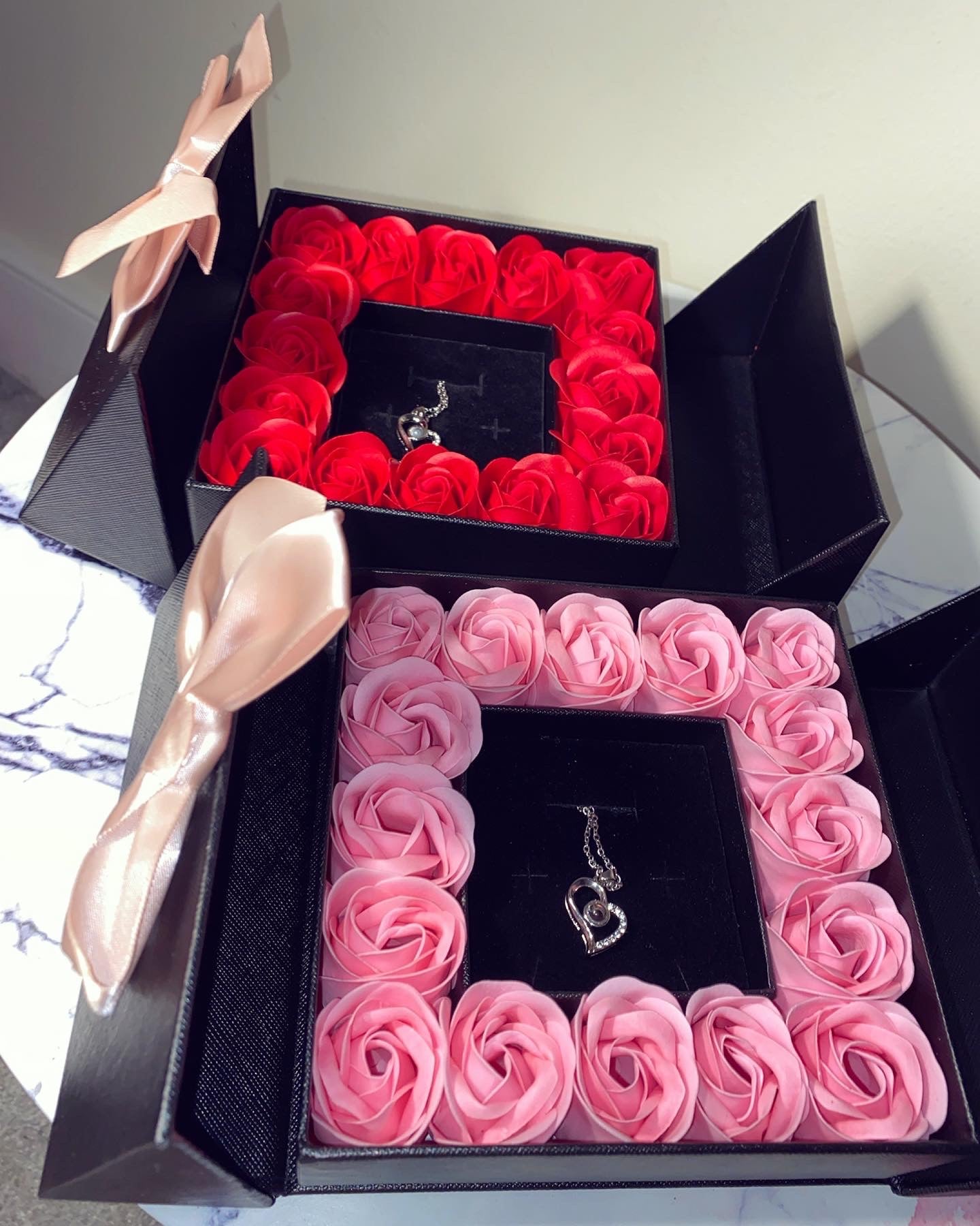 Artificial Rose Flower Box