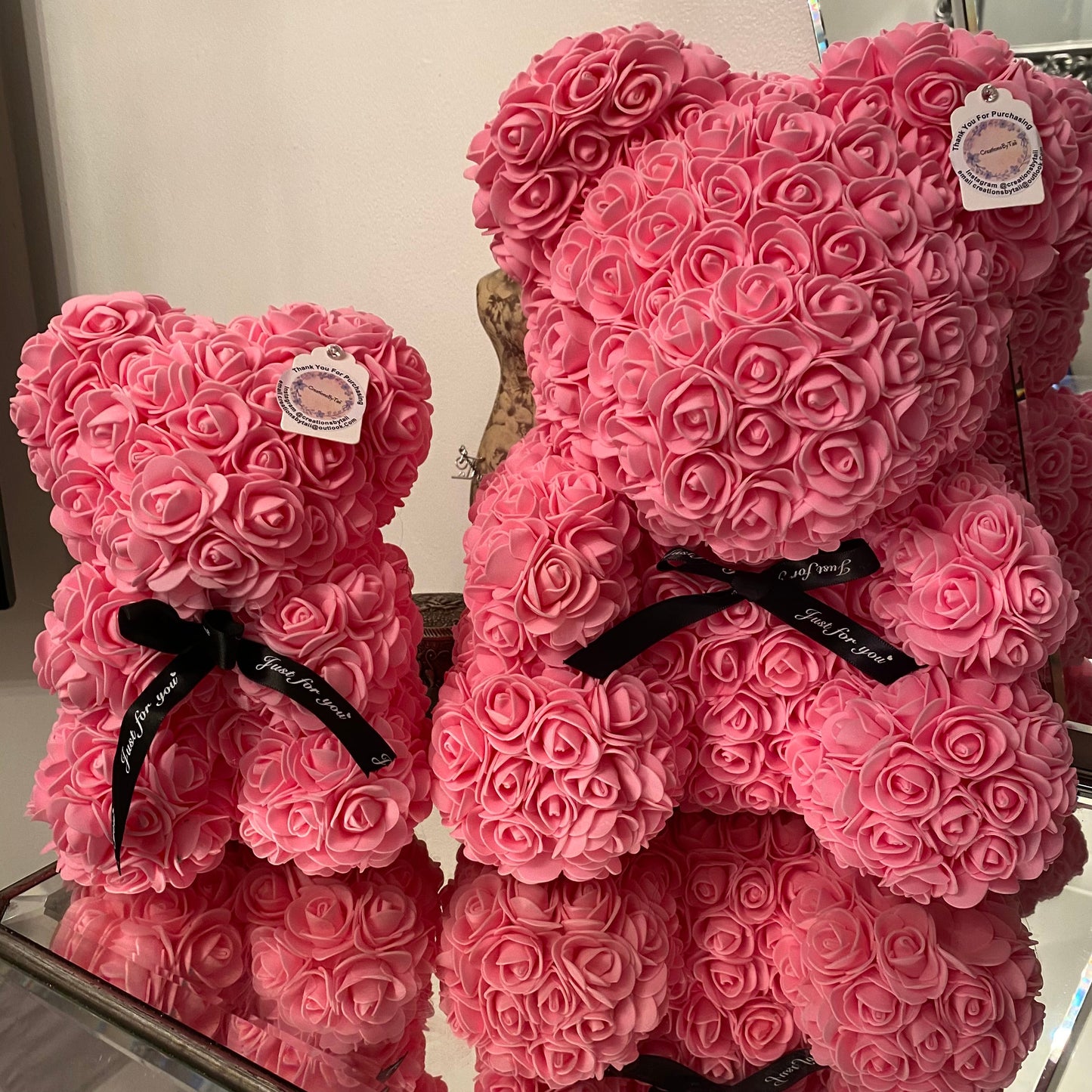 Pink Shades Rose Bears