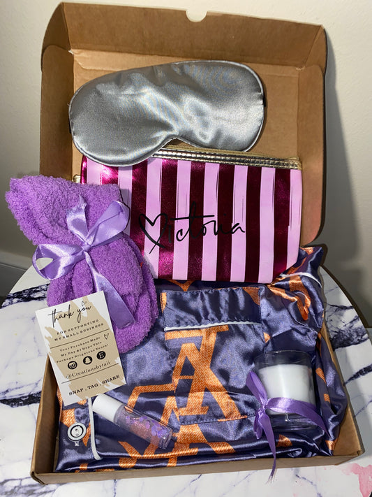 Purple LV Pyjama Gift Box